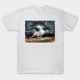 Eugene Delacroix Horse Frightened by Lightning T-Shirt